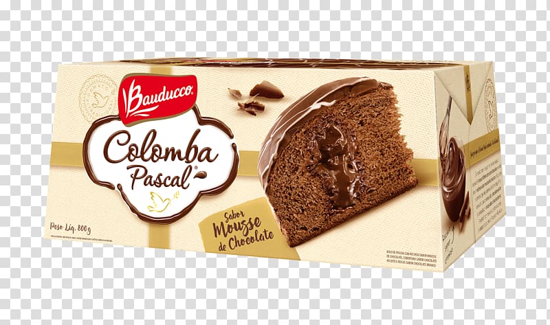 Colomba di Pasqua Mousse Chocolate truffle Panettone Praline, cake transparent background PNG clipart