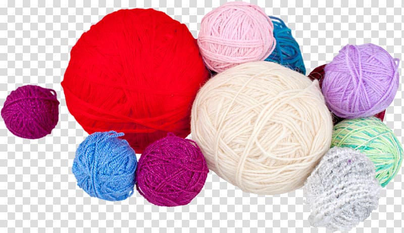 Knitting Yarn Textile Woolen, knitting transparent background PNG clipart