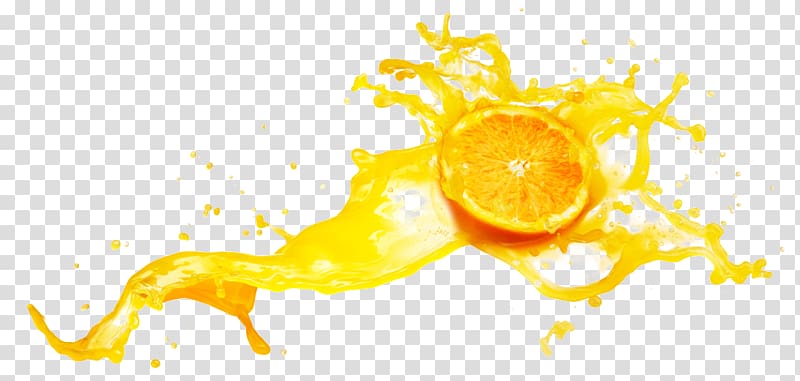 Orange juice Cocktail, splash orange transparent background PNG clipart