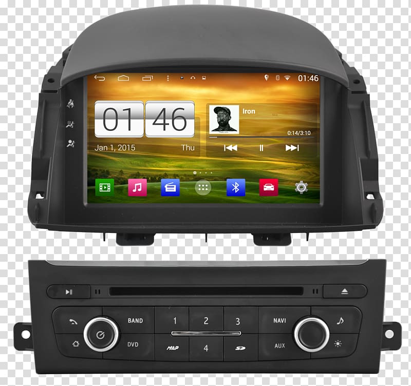Kia Carnival GPS Navigation Systems Ford Kuga Renault Koleos, renault transparent background PNG clipart