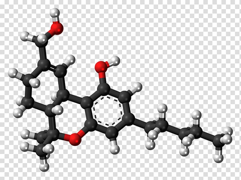 Tetrahydrocannabinolic acid 11-Hydroxy-THC Cannabis Cannabinoid, Tridimensional transparent background PNG clipart