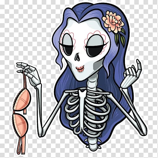 La Calavera Catrina Sticker Telegram , others transparent background PNG clipart