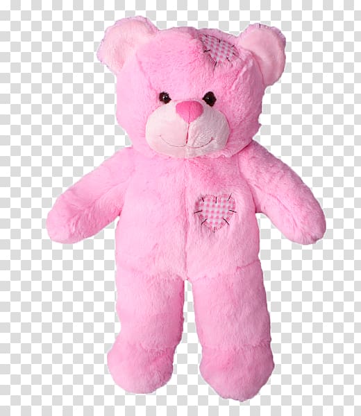 Teddy bear Build-A-Bear Workshop Stuffed Animals & Cuddly Toys Plush, pink teddy bear transparent background PNG clipart