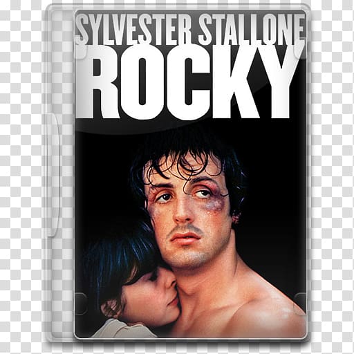 Rocky Balboa Sylvester Stallone Apollo Creed Burgess Meredith, others transparent background PNG clipart