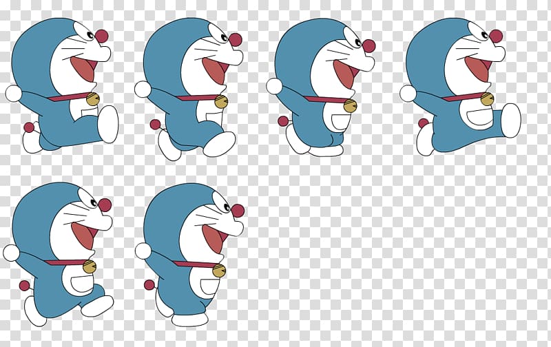 The Doraemons Sprite Animation Model sheet, doraemon transparent background PNG clipart