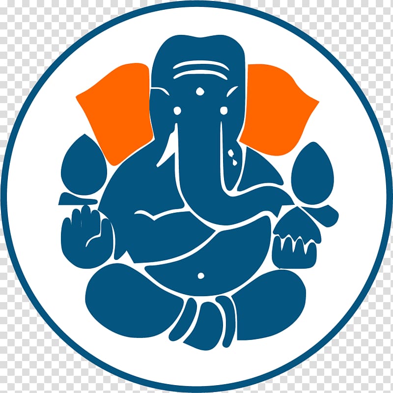 Ganesha Logo Splash Clip Art with AI Generative 29377029 PNG
