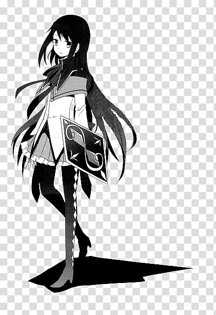 Homura Akemi Anime Magical girl Puella Magi Homura\'s Revenge! Manga, Anime transparent background PNG clipart