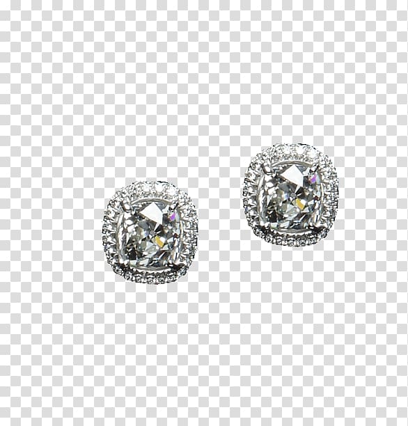 Earring Jewellery Gemstone Cubic zirconia Diamond, earring transparent background PNG clipart