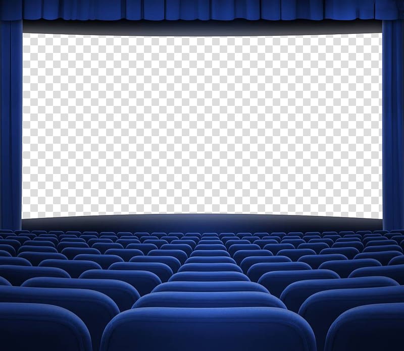 blue theater stage chairs transparent background PNG clipart