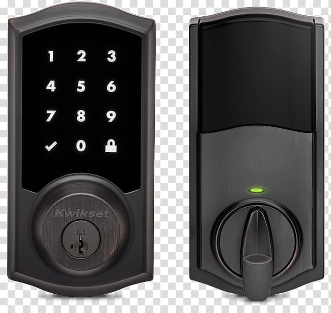 Kwikset Smart lock Door handle, Lock door transparent background PNG clipart