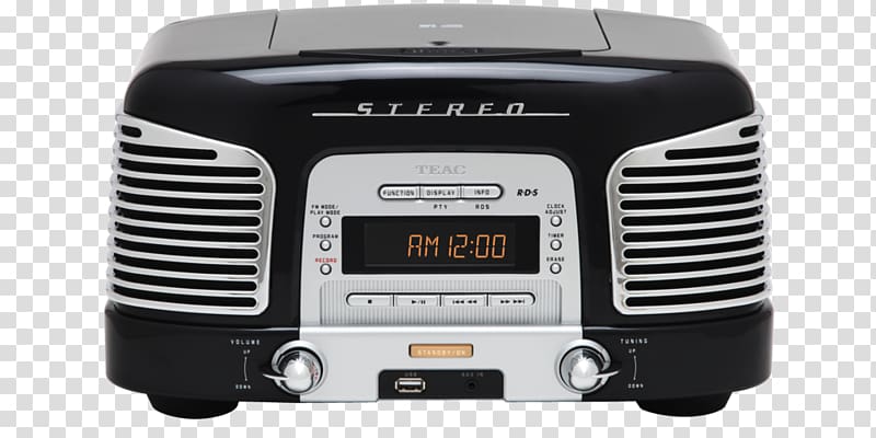 TEAC Corporation Audio Radio Loudspeaker Compact disc, radio transparent background PNG clipart