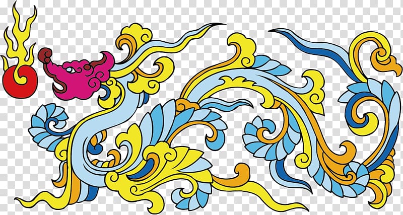 Chinese dragon Classical Chinese , Chinese Classical Dragon material transparent background PNG clipart