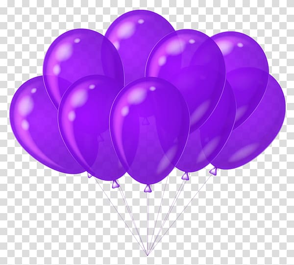 Balloon Purple Birthday illustration , Purple Cake transparent background PNG clipart