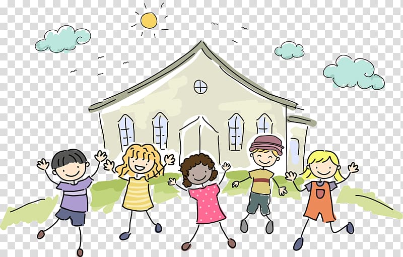 christian kids clip art