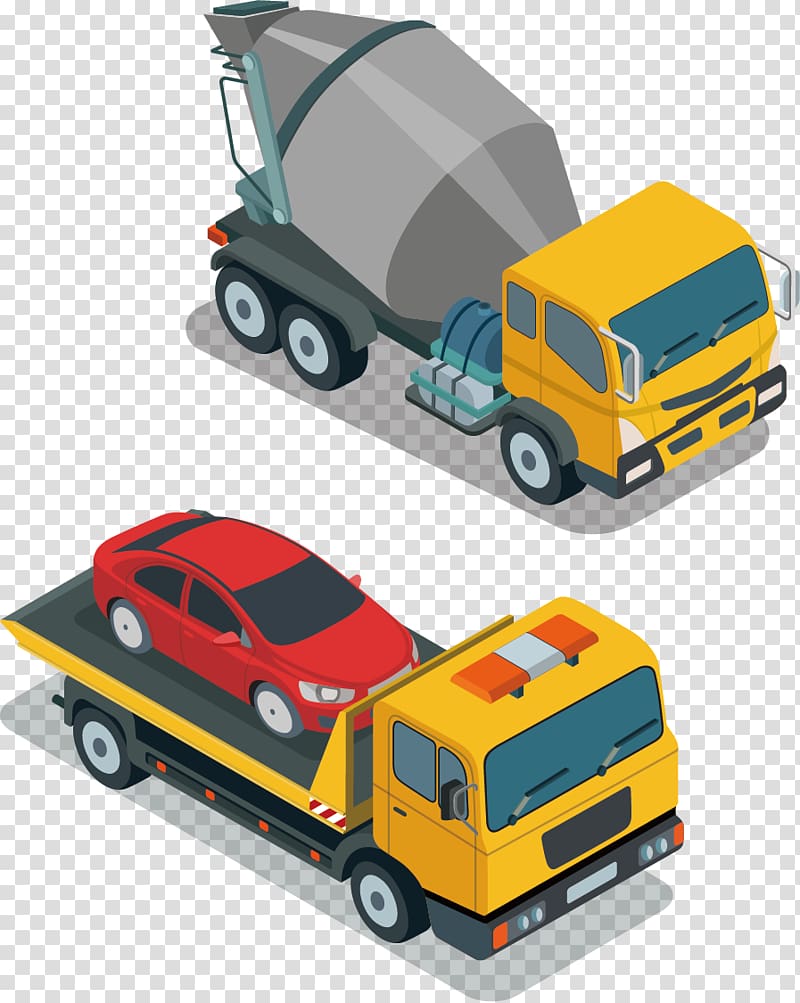 Truck Excavator Euclidean Icon, Cars Excavator transparent background PNG clipart