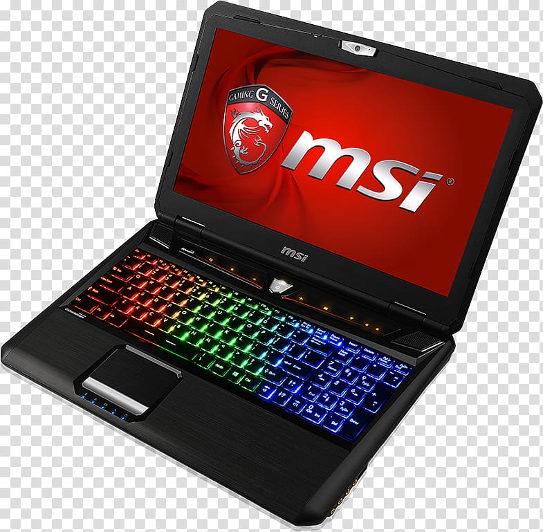 Computer Cases & Housings Laptop Micro-Star International The Ultimate Gaming Notebook GT72 Dominator Pro MSI GT60 Dominator 3K, Laptop transparent background PNG clipart