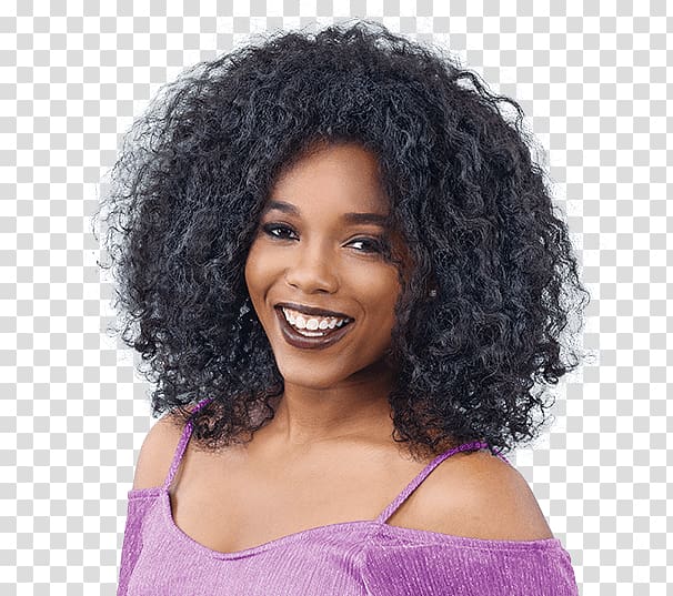 Jheri curl Lace wig Artificial hair integrations, hair transparent background PNG clipart