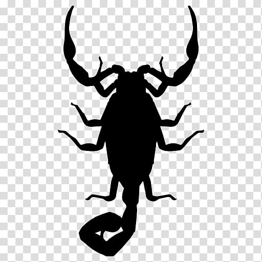 Scorpion Silhouette Euclidean Icon, Scorpion Silhouette transparent background PNG clipart