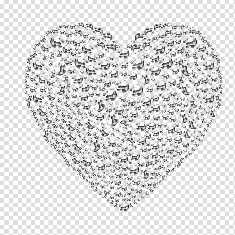 Gemstone Heart Diamond Jewellery, diamond transparent background PNG clipart