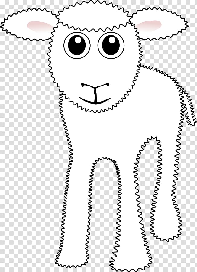 Black sheep Lamb and mutton , Funny Elephant Cartoon transparent background PNG clipart