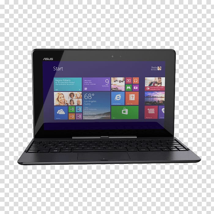 ASUS Transformer Book T100HA Laptop Dell 2-in-1 PC, Laptop transparent background PNG clipart