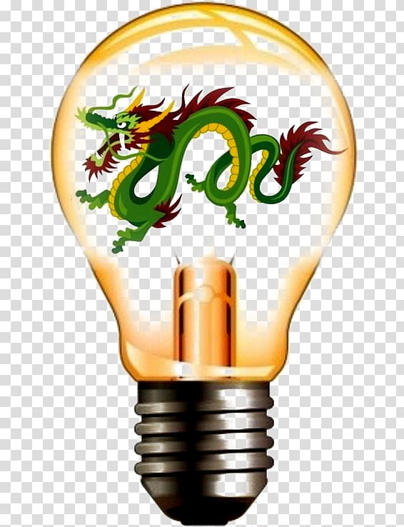 Chinese dragon , Bulb dragon buckle-free material transparent background PNG clipart