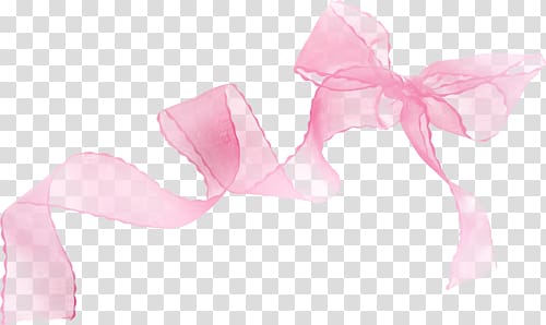 pink bow transparent background PNG clipart