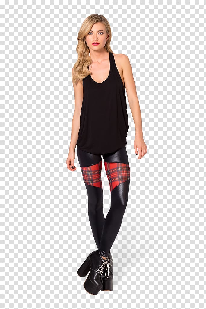 Leggings Punk fashion Pants Tartan, jeans transparent background PNG clipart