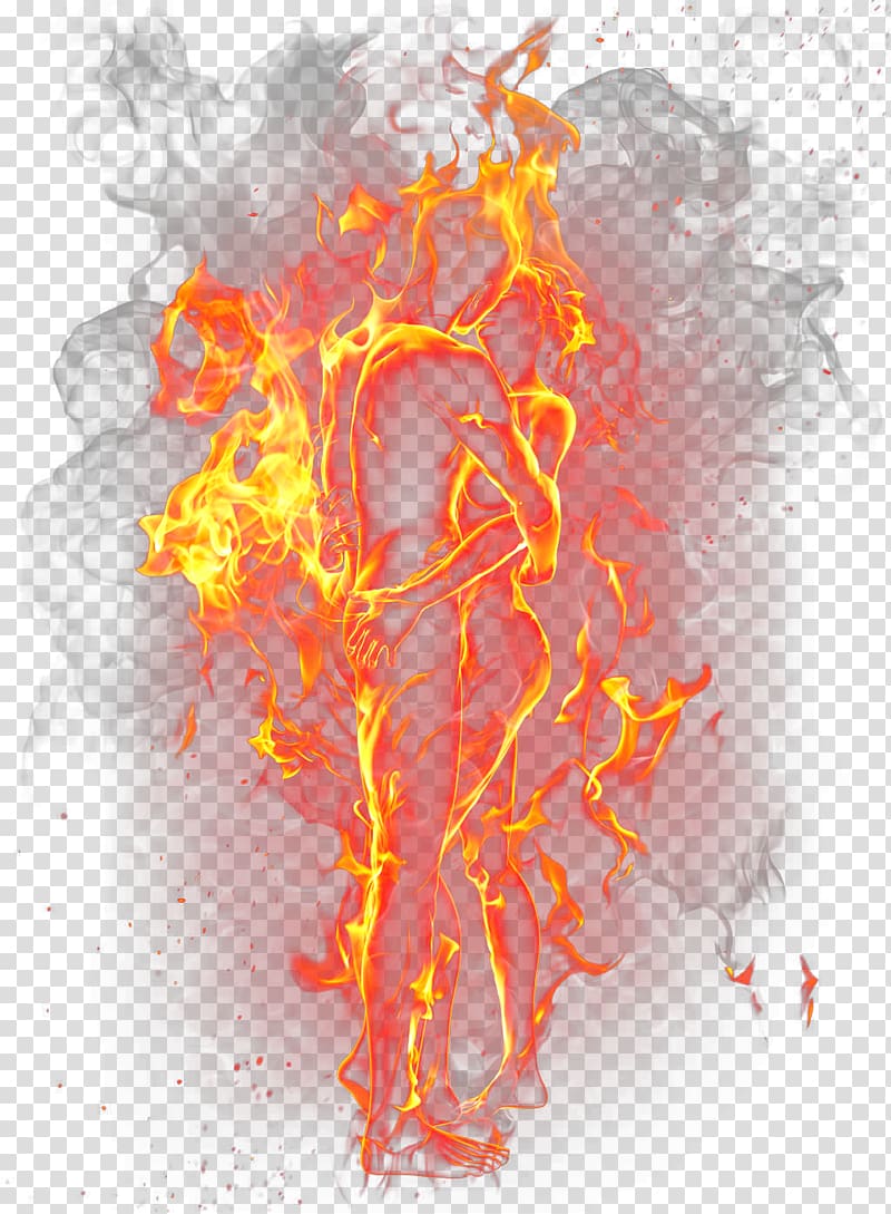 , HD visual flame couple transparent background PNG clipart