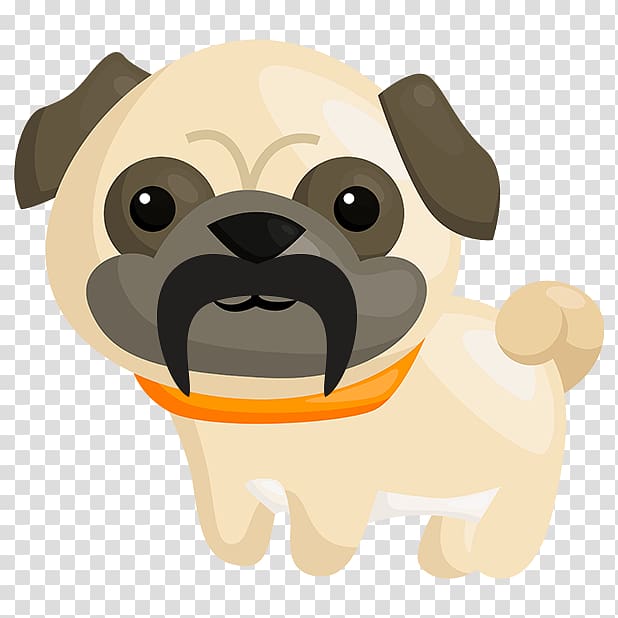 Pug Puppy Dog breed Companion dog Emoji, puppy transparent background ...