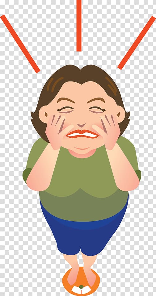Woman Fat Crying , woman transparent background PNG clipart