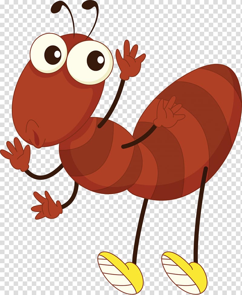 Ant Cartoon , cartoon ant transparent background PNG clipart