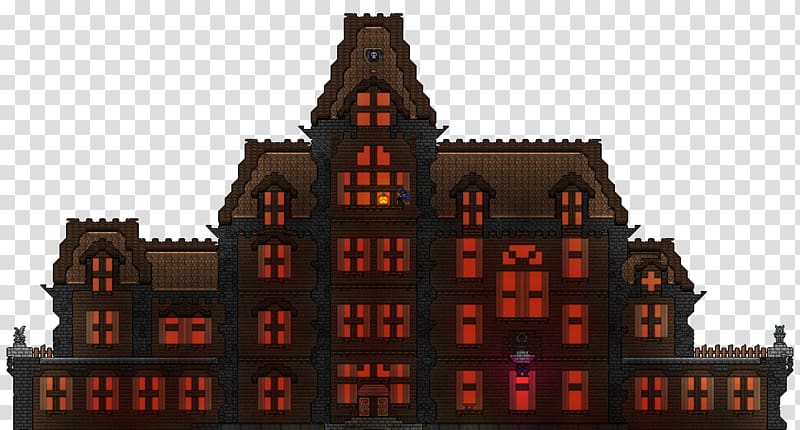 Terraria Haunted house Roof, house transparent background PNG clipart