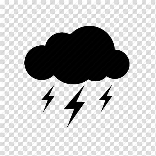 Thunderstorm Lightning Weather, Drawing Thunderstorm Icon transparent background PNG clipart