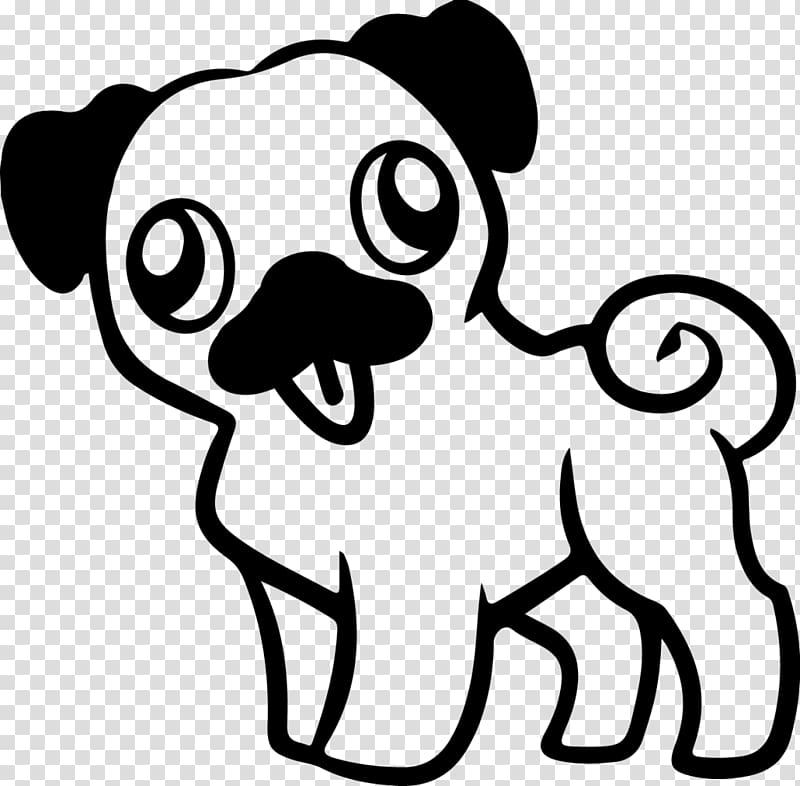 Pug Puppy Coloring book Drawing Adult, puppy transparent background PNG clipart