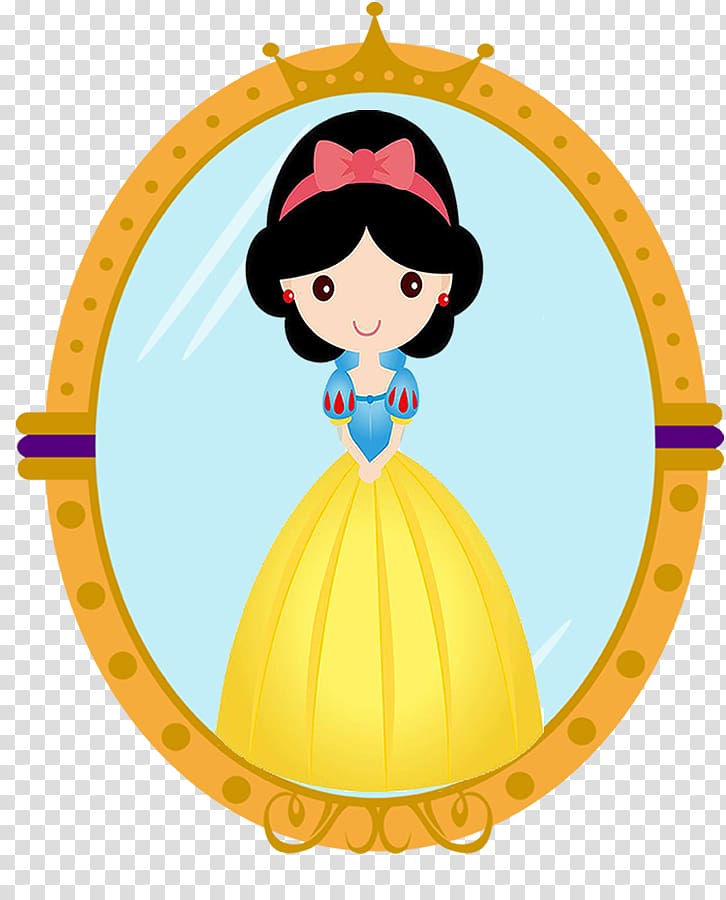 Magic Mirror Snow White Seven Dwarfs Dopey Sneezy, snow white transparent background PNG clipart