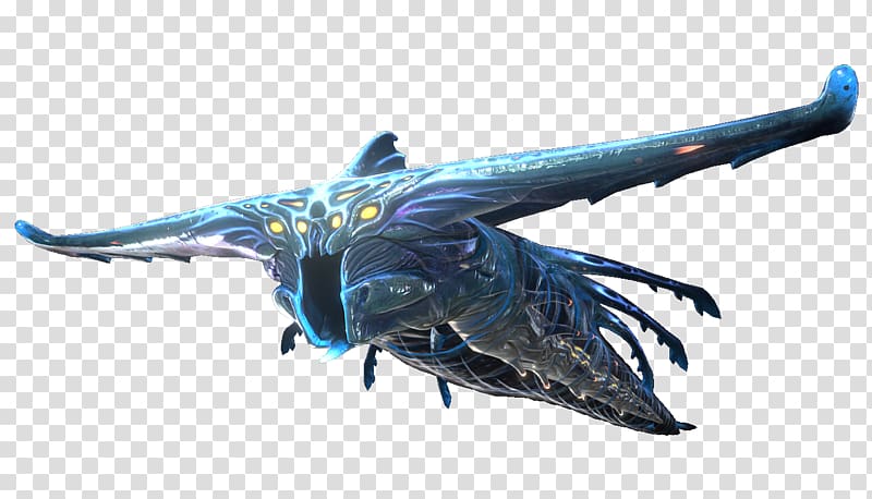 Subnautica Leviathan Dragon YouTube Legendary creature, dead fish transparent background PNG clipart