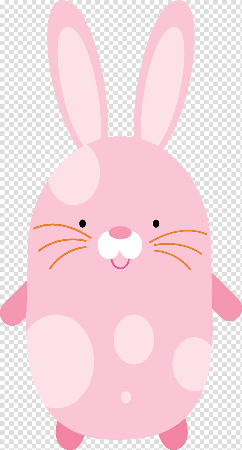 Domestic rabbit Easter Bunny European rabbit, Hand-painted rabbit transparent background PNG clipart