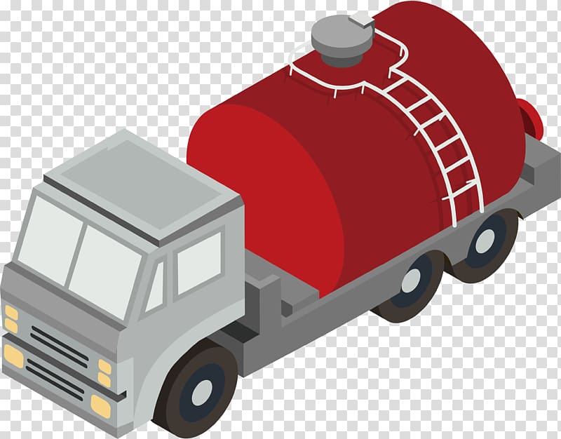 Tank car Tank truck Storage tank, Red tanker transparent background PNG clipart