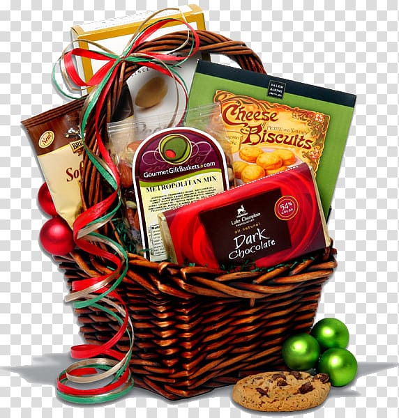 Food Gift Baskets Christmas gift Shopping, gift transparent background PNG clipart
