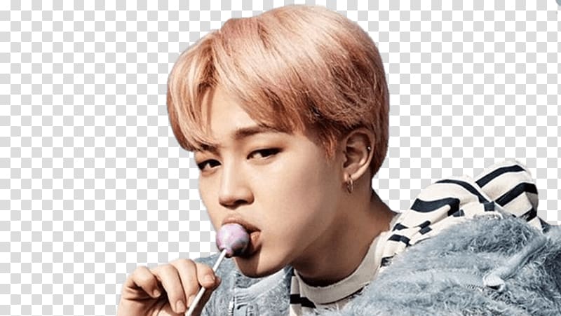 man licking lollipop, BTS Jimin Having Lollypop transparent background PNG clipart