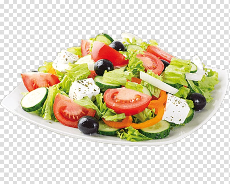 Greek salad Chicken salad Dish Lettuce, bagel transparent background PNG clipart