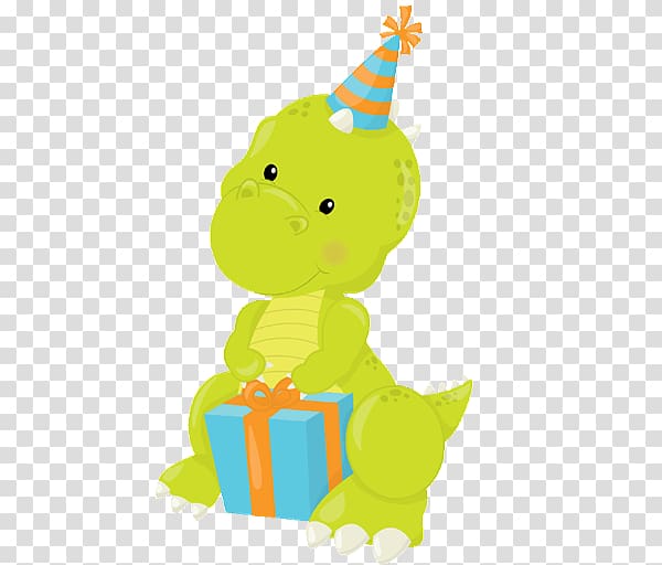 green dinosaur illustration, Wedding invitation Birthday Party Dinosaur , First birthday transparent background PNG clipart