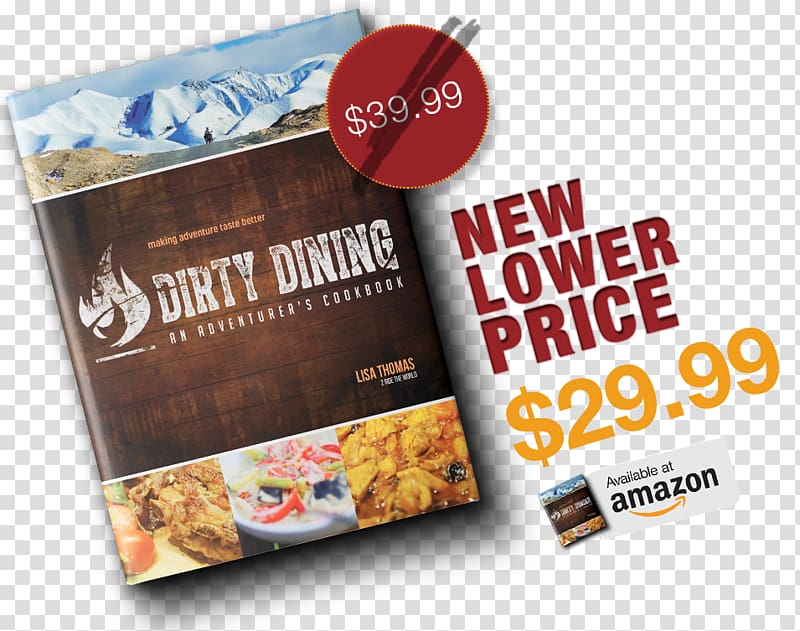 Dirty Dining: An Adventurer's Cookbook Advertising Brand, dining announcement transparent background PNG clipart