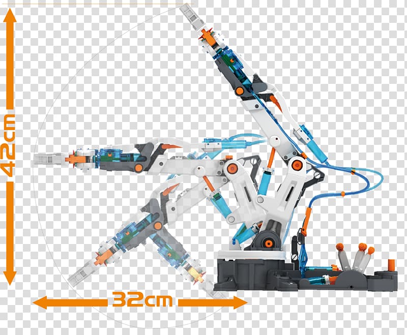 Robotic arm Hydraulics Robotics, robot arm transparent background PNG clipart