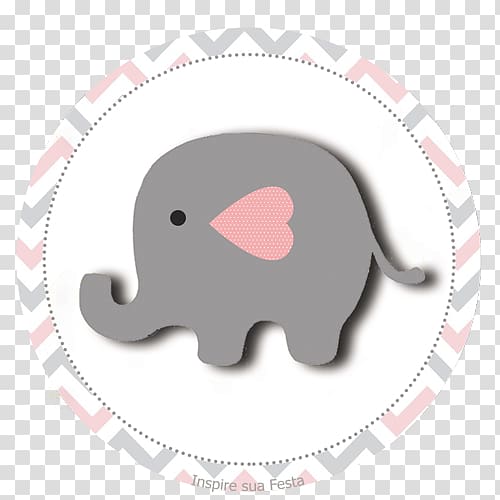 gray elephant illustration, African bush elephant Baby shower Cupcake Party, elephant nose transparent background PNG clipart