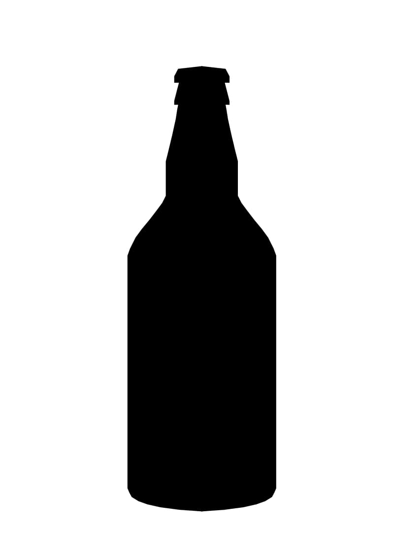 black bottle logo, Beer bottle Wine , bottle transparent background PNG clipart