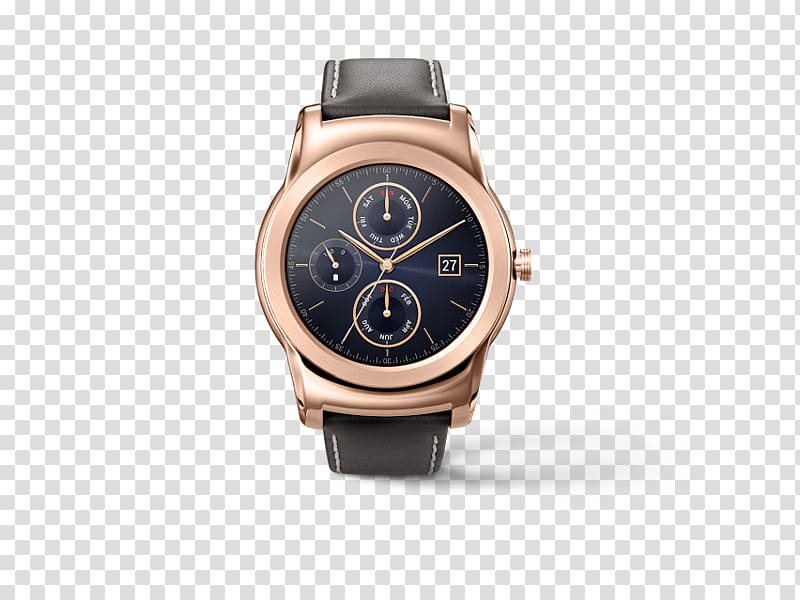 LG Watch Urbane LG G Watch Wear OS Smartwatch Android, LG Watch Urbane transparent background PNG clipart