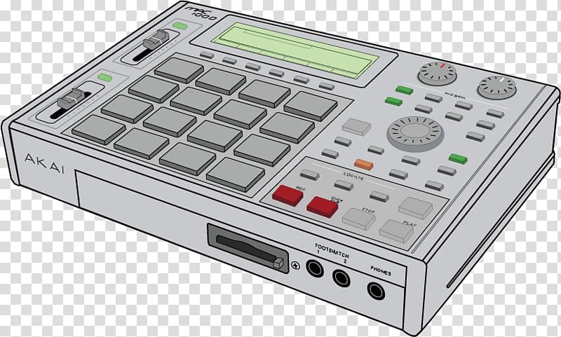 Music Producer Beat Akai MPC Electronic Musical Instruments, Mpc transparent background PNG clipart