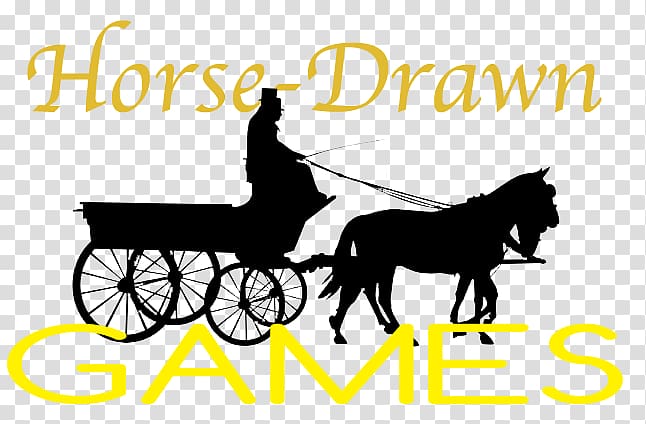 Horse and buggy Carriage Silhouette Horse-drawn vehicle, horse transparent background PNG clipart